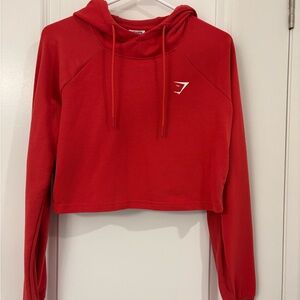 Red Gymshark Women's Hoodie
